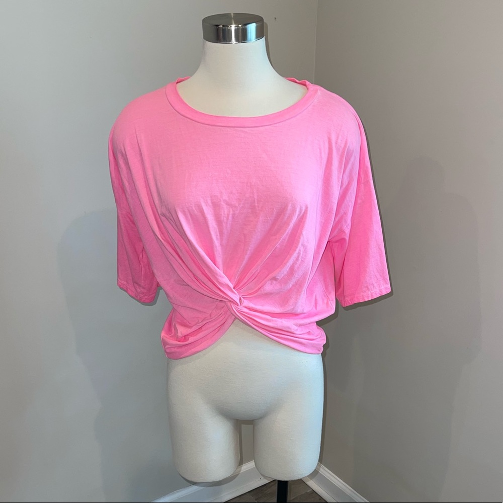 Hot pink t shirt